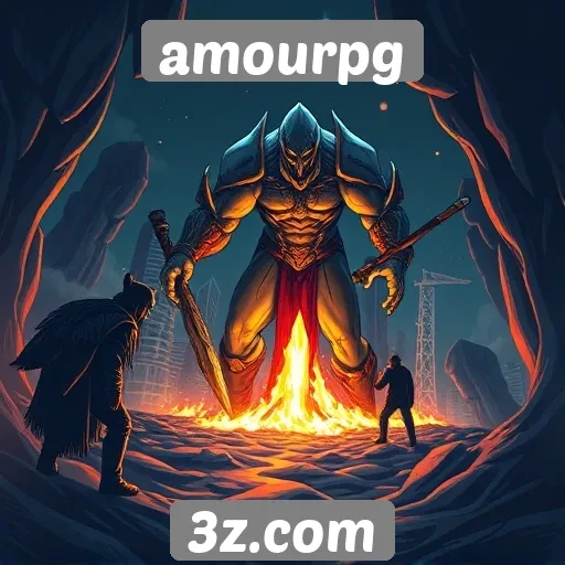 Análise de jogabilidade no site amourpg